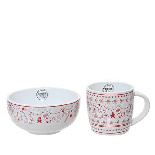 Breakfast Set 2pcs 604066 - Assorted - KMG slika 1