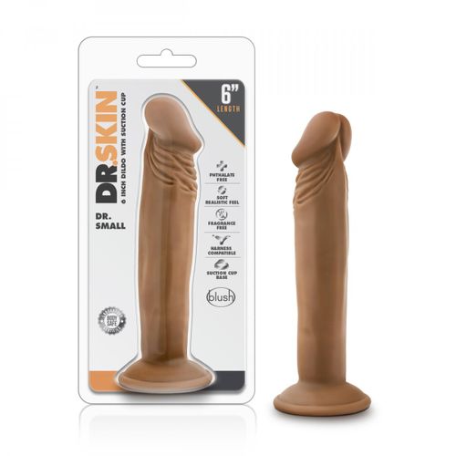 Dildo Dr. Skin - Dr. Small, 16 cm, svijetlo smeđi slika 7