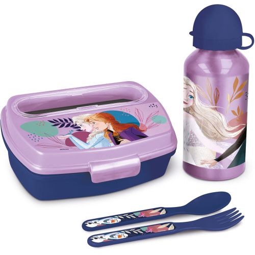 Disney Frozen Set Sandwich maker cutlery + aluminium bottle 400ml slika 2