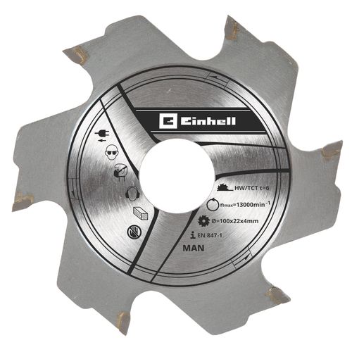 Einhell Pribor za kekserice TCT rezni list 100x22x38mm T6 slika 1