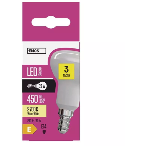 Emos LED sijalica Classic R50 6W E14 WW ZQ7220 slika 1