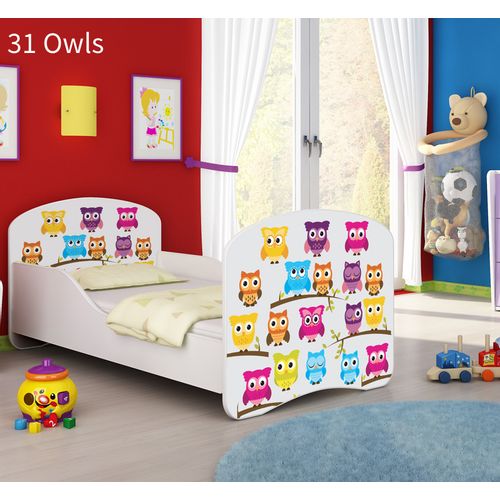 Dječji krevet ACMA s motivom 180x80 cm 31-owls slika 1