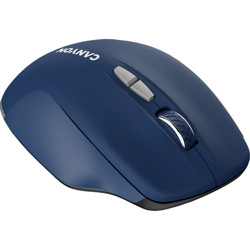 CANYON MW-21, 2.4 GHz Wireless mouse ,with 7 buttons, DPI 800/1200/1600, Battery: AAA*2pcs,Blue,72*117*41mm, 0.075kg slika 5