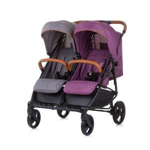 Chipolino kolica za blizance Passo Doble Lilac/Platinum 