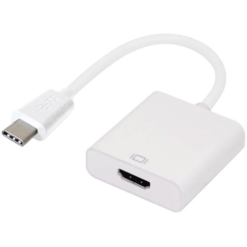 E-GREEN Adapter USB 3.1 tip C (M) - HDMI (F) beli slika 1