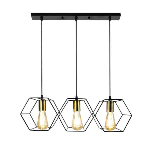 Lampa Viseća APP1132-3CP Black Gold slika 1