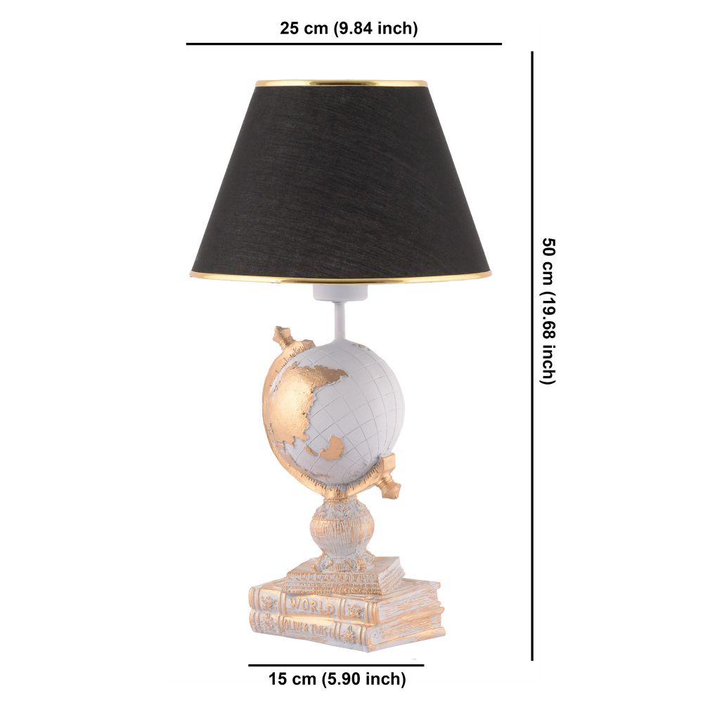 Lampa za sto World - Crna, Bijela i Zlatna slika 6