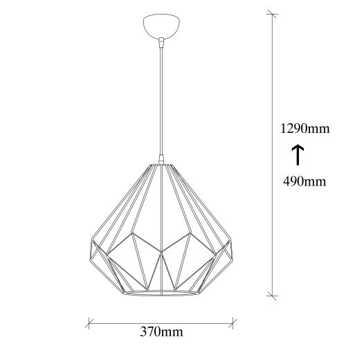 Opviq Diamond - 703-S Crni Luster slika 3