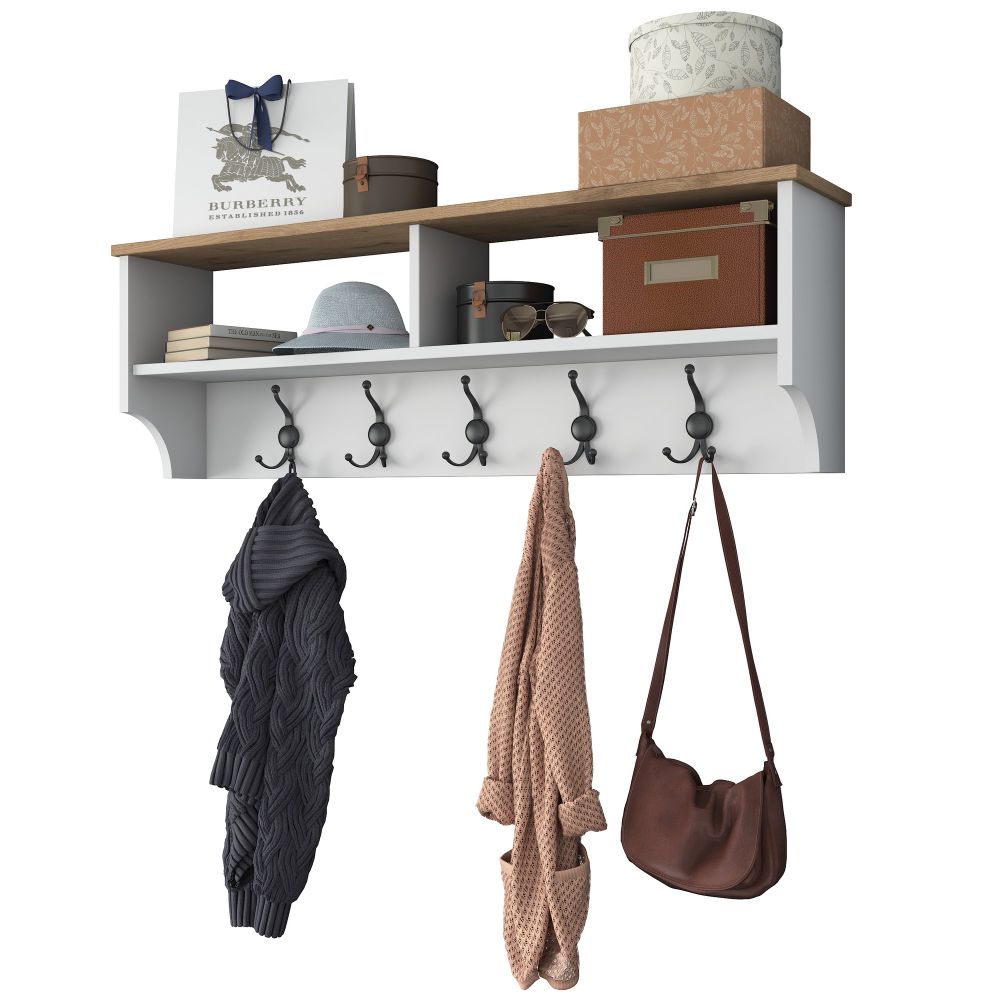 P2 - 2460 WhiteWalnut Hall Stand slika 8