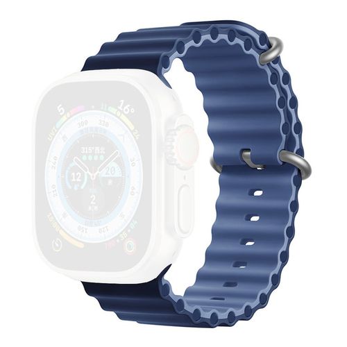 Smart Watch Ocean Strap 44/45/49mm Light Blue/Deep Navy slika 1