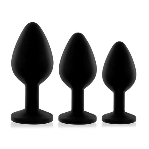 RS - Soiree - Booty Plug Original Set 3x Black slika 5