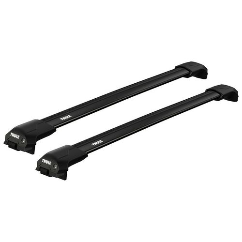 Krovni nosač thule edge raised rail 7204 + wing bar 959 - crna slika 1