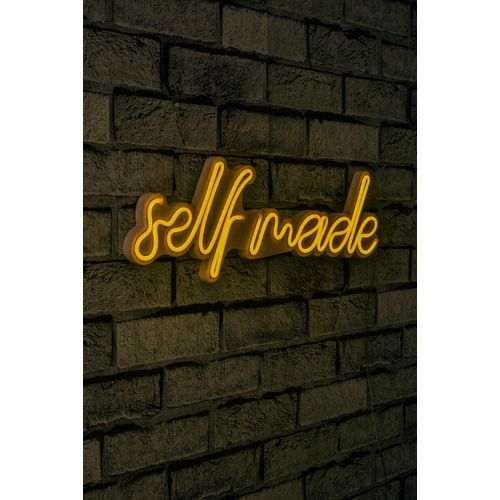 Wallity Ukrasna plastična LED rasvjeta, Self Made - Yellow slika 1
