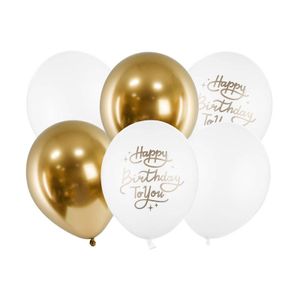 SB14P-305 Balon Happy Birthday To You 30cm, 6kom