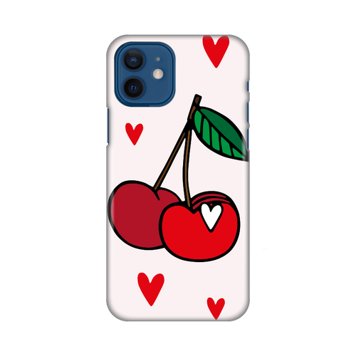 Torbica Silikonska Print za iPhone 12 6.1 Cherry slika 1