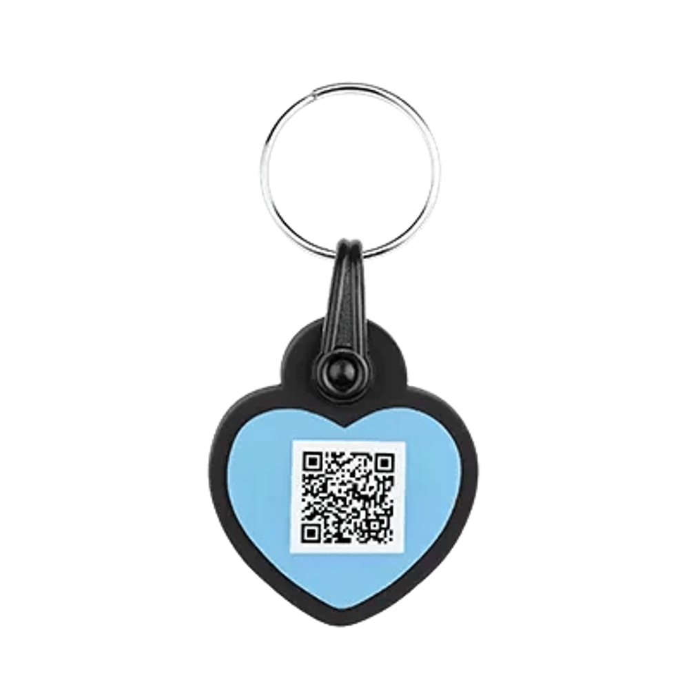 Pet ID privjesak za ogrlicu psa srce slika 2