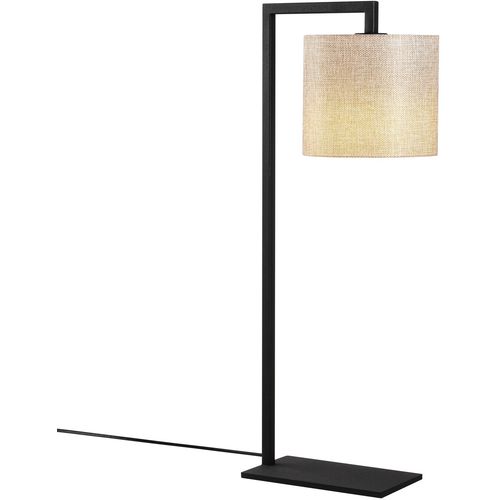 Opviq Stolna lampa PROFILL, crno- bež, metal- platno, 27 x 20 cm, visina 65 cm, promjer sjenila 20 cm, visina 22 cm, duljina kbala 200 cm, E27 40 W, Profil - 4694 slika 5