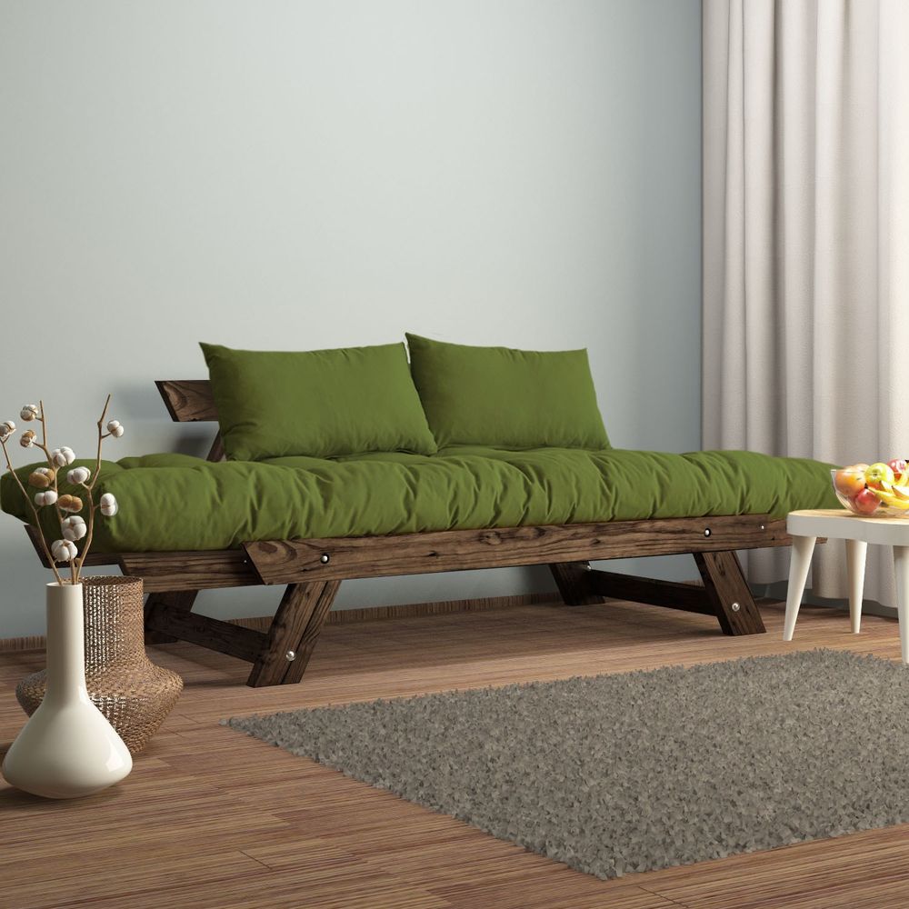 Dvosjed sofa CPT8118-210 - boje: Orah, Zeleni vrt slika 3