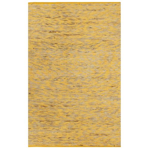 Ručno rađeni tepih od jute žute i prirodne boje 160 x 230 cm slika 17
