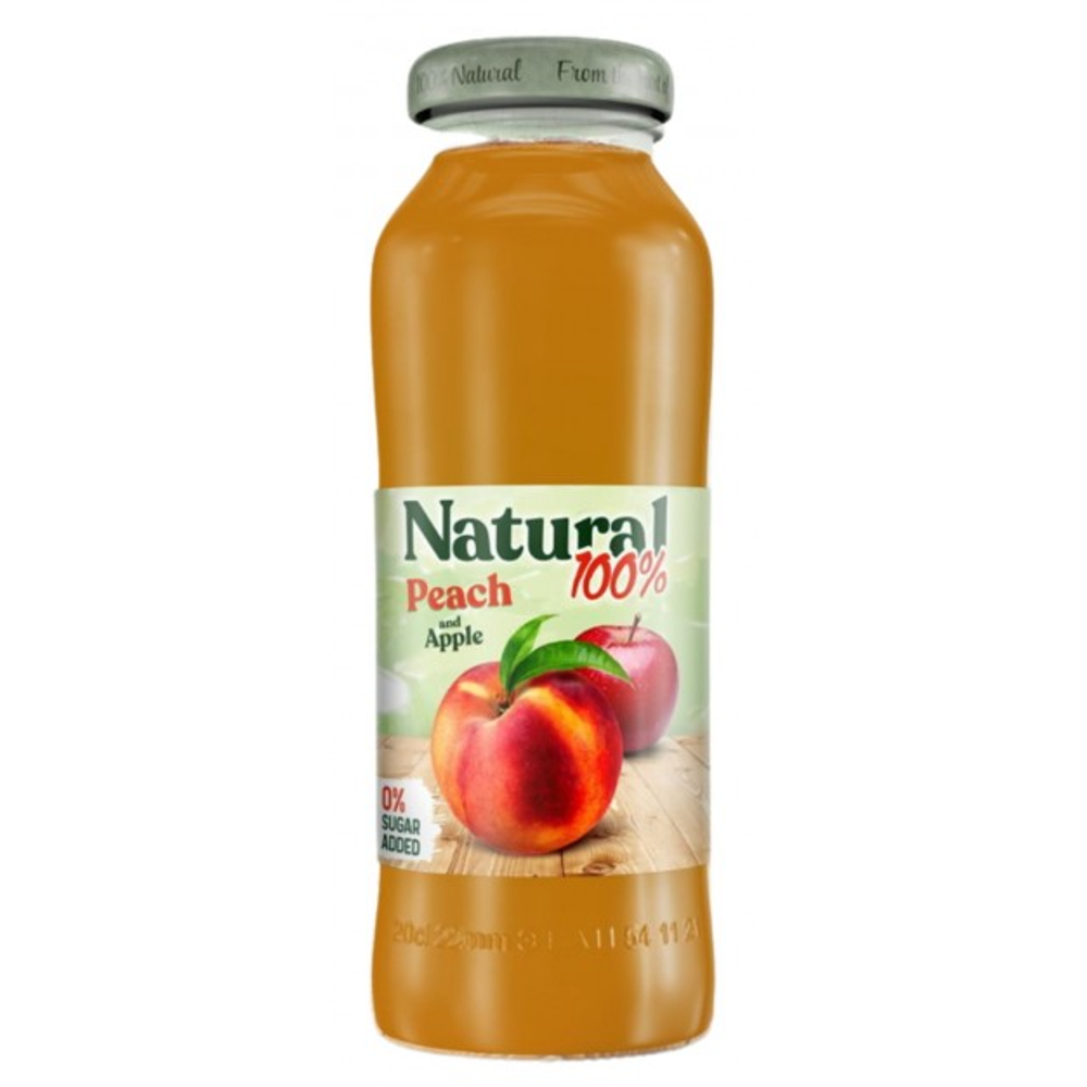Natural 100% sok Breskva flaša 200ml slika 1