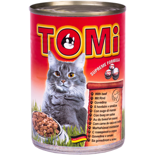 Tomi Hrana za mačke konzerva Govedina 400g slika 1