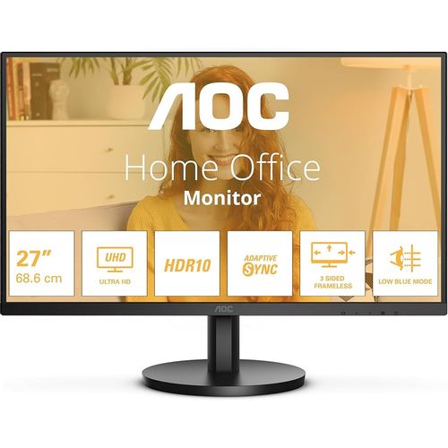 AOC LED VA 27" Monitor, U27B3M, UHD, HDMI, DP, Zvučnici slika 1