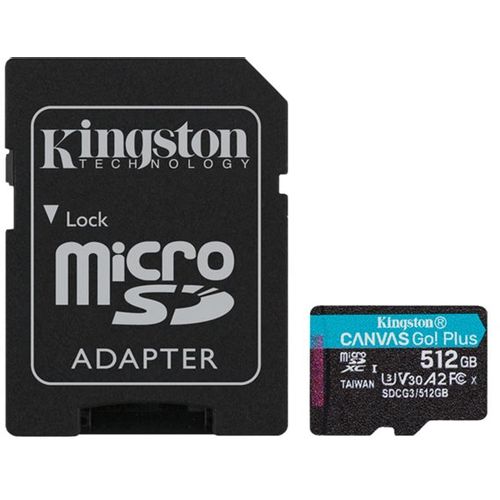 Memorijska kartica Kingston 512GB microSDXC Canvas Go Plus, SDCG3/512GB slika 1