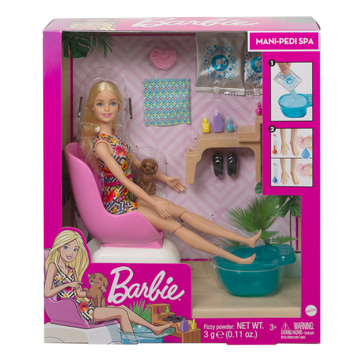 BARBIE MANIKURA-PEDIKURA SPA SET S LUTKO slika 2