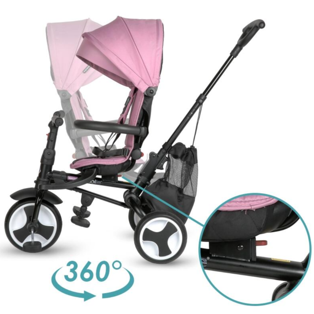 Coccolle Sklopivi rotirajući tricikl Spectra Plus Premium Line, Orchid Violet slika 4