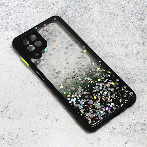 Maska Frame Glitter za Samsung A225F Galaxy A22 4G crna slika 1