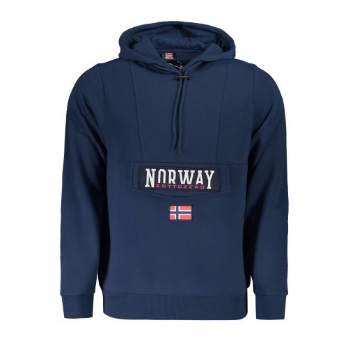 NORWAY 1963 MEN'S BLUE ZIP-UP SWEATSHIRT slika 1