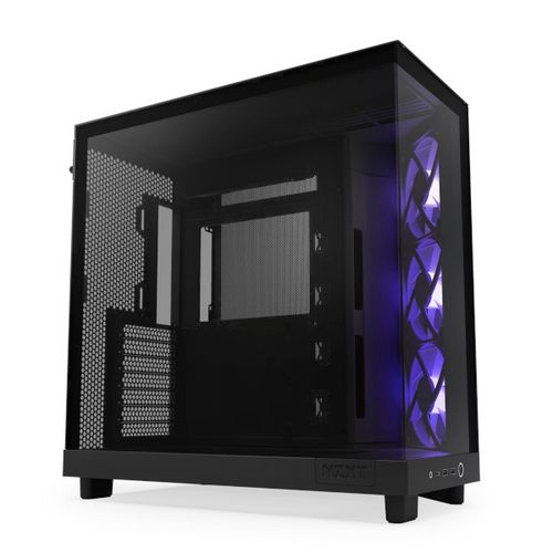 Kućište NZXT H6 Flow RGB, crno bez napajanja, ATX CC-H61FB-R1 slika 1