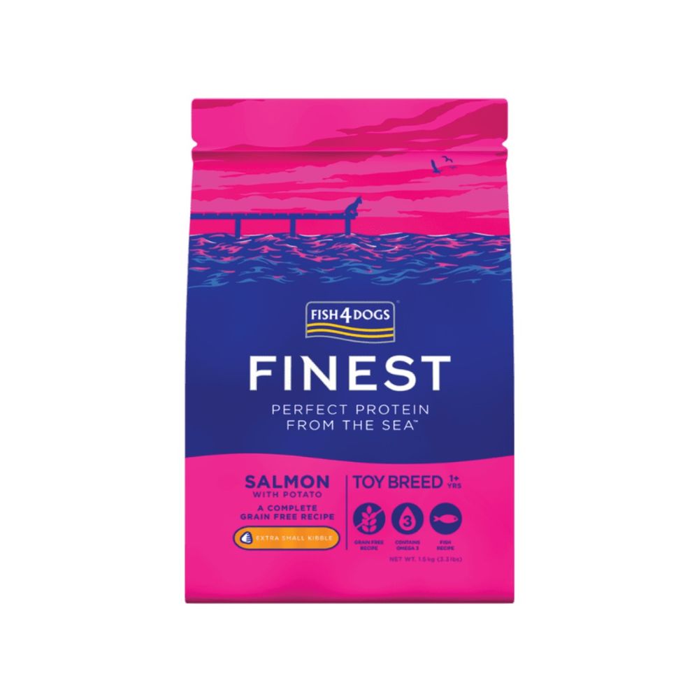 FISH4DOGS Finest XS losos s krumpirom 1,5 kg slika 1