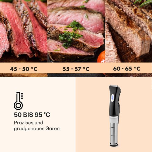 Klarstein Quickstick Sous Vide kuhalo, Crna slika 3