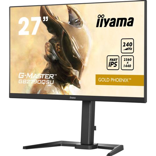 IIYAMA Monitor LED GB2790QSU-B5 GAMING 27inch 240Hz Fast IPS, matte finish 2560 x 1440 @240Hz 400cd 1ms HDMI DP USB Full ERGO slika 2