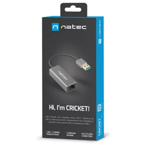 Natec NNC-1924 CRICKET, USB 3.0  to Gigabit Ethernet 10/100/1000Mbps Adapter slika 2