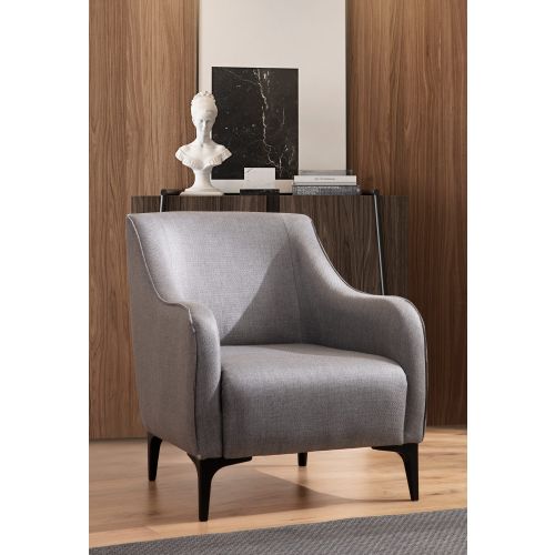 Atelier Del Sofa Fotelja, Sivo, Belissimo - Grey slika 1