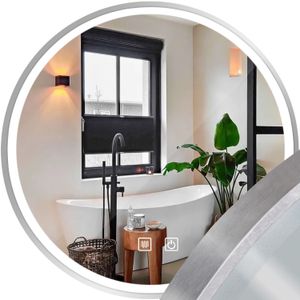 LED ogledalo 90 cm MMJ Brush Silver