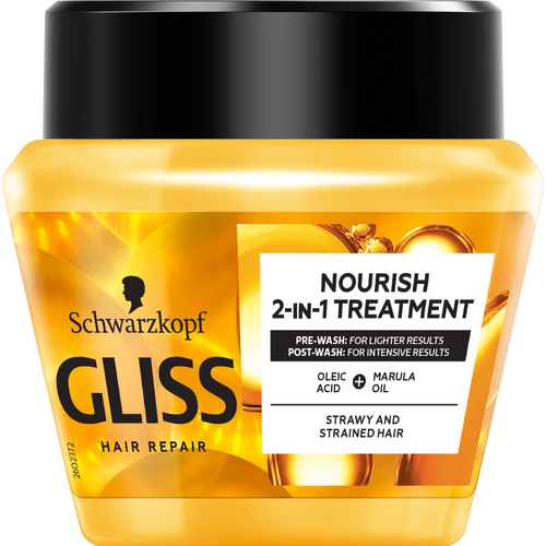 GLISS maska za kosu u teglici Oil Nutritive 300ml slika 1