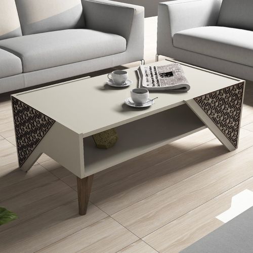 Beril - Cream Cream Coffee Table slika 3