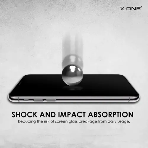X-ONE Full Cover Extra Strong Tempered Glass Matte - za iPhone 15 Pro Max (puno ljepilo) crna slika 4