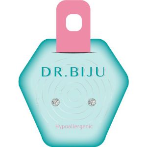 Dr.Biju minđuše 3.3mm providne krug DXI33C001