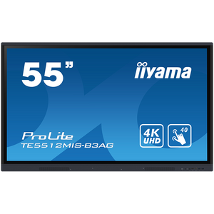 IIyama TE5512MIS-B3AG is an exceptional 4K UHD interactive display designed by iiyama to enhance collaboration, communication, and engagement. With key features like Zero Airgap LCD screen eliminating parallax, PureTouch-IR, iiWare 10 with Android 11.