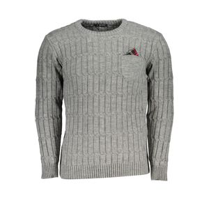 US GRAND POLO MEN'S GRAY SWEATER