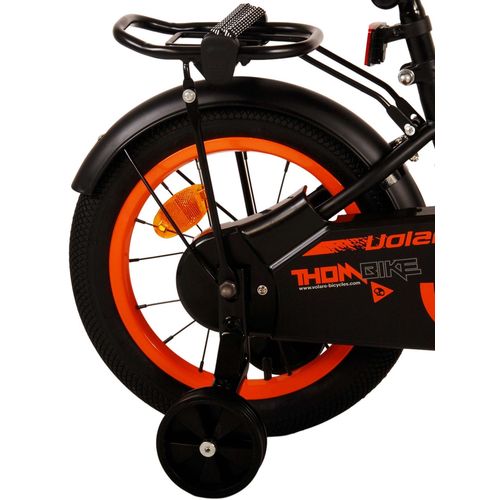 Volare dječji bicikl Thombike 14" crno-narančasti slika 4