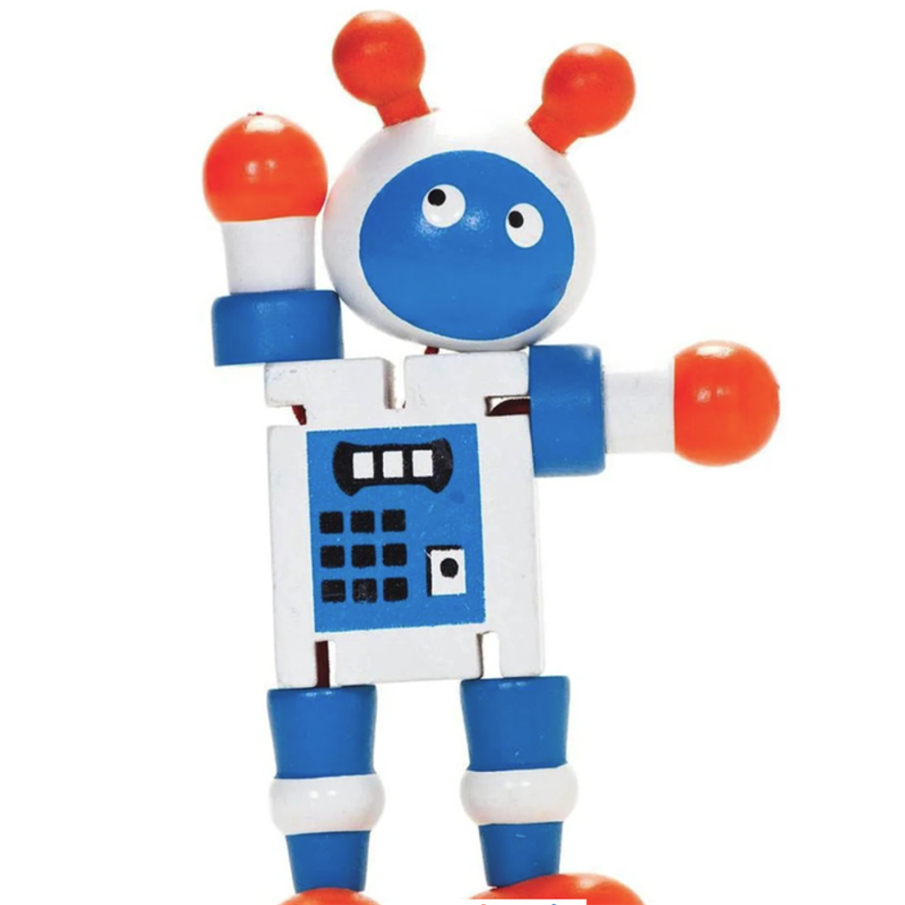 Globo SirWood Drvena Igračka Robot, Sorto slika 2