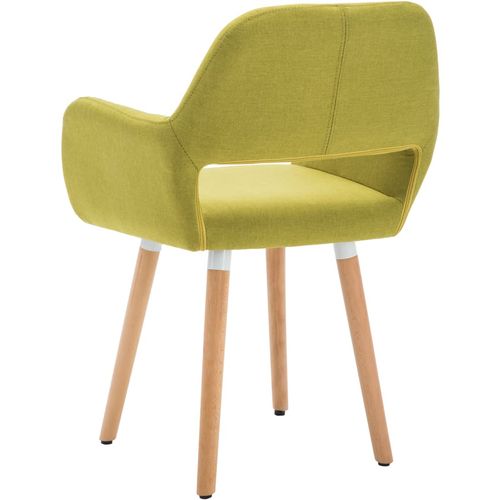Blagovaonske stolice od tkanine 6 kom zelene slika 39