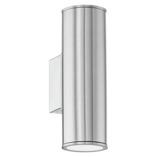 Eglo Riga spoljna zidna lampa/2, led, gu10, 2x3w, inox  slika 1