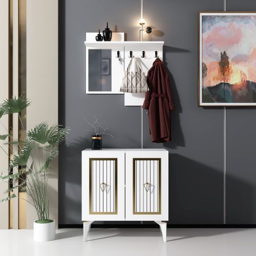 Masal - White, Gold White
Gold Hall Stand slika 1