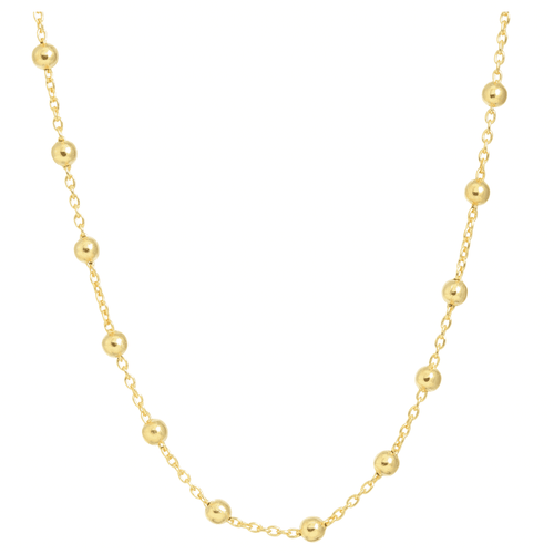 J&B Jewellery 925 Srebrna ogrlica Q6-Gold slika 1